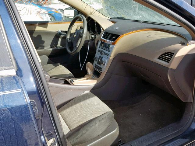 1G1ZH57B98F161145 - 2008 CHEVROLET MALIBU 1LT BLUE photo 5