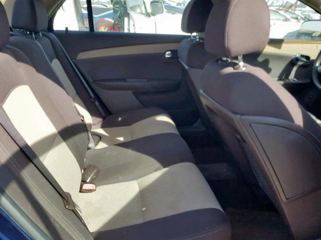 1G1ZH57B98F161145 - 2008 CHEVROLET MALIBU 1LT BLUE photo 6