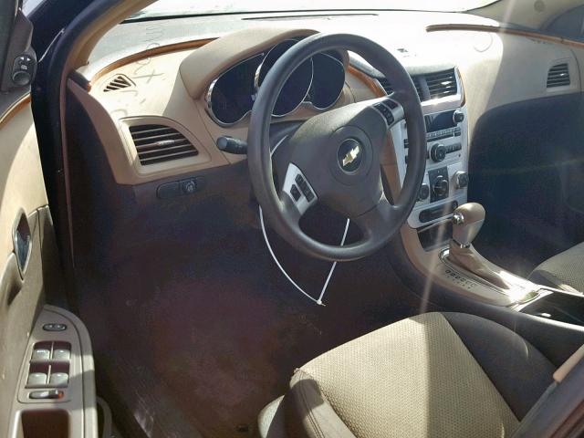 1G1ZH57B98F161145 - 2008 CHEVROLET MALIBU 1LT BLUE photo 9