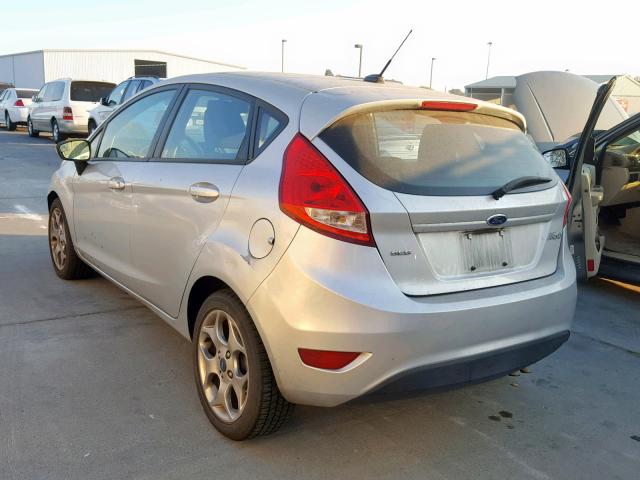3FADP4FJXCM183418 - 2012 FORD FIESTA SES SILVER photo 3