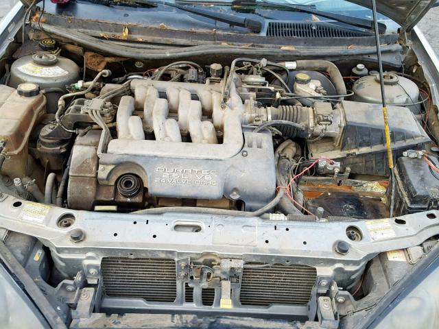 1ZWHT61L1X5641962 - 1999 MERCURY COUGAR V6 CHARCOAL photo 7