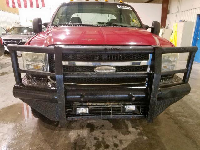 1FTSW21PX5EC12834 - 2005 FORD F250 SUPER RED photo 9