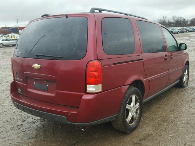 1GNDV23L05D210299 - 2005 CHEVROLET UPLANDER L MAROON photo 4