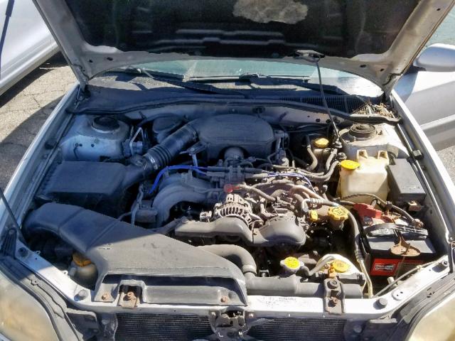 4S3BE625147207581 - 2004 SUBARU LEGACY L S SILVER photo 7