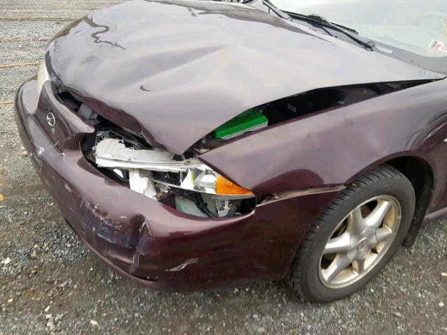 1G3NF52E64C242970 - 2004 OLDSMOBILE ALERO GLS BURGUNDY photo 9