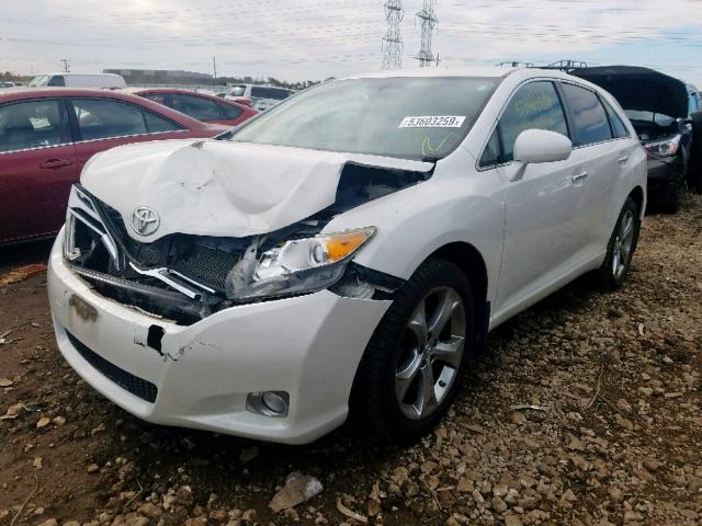 4T3BK3BB7BU054977 - 2011 TOYOTA VENZA WHITE photo 2