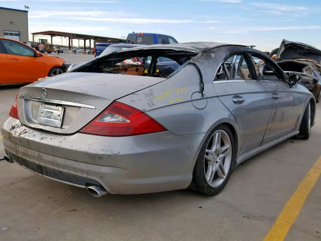 WDDDJ72X47A097795 - 2007 MERCEDES-BENZ CLS 550 GOLD photo 4