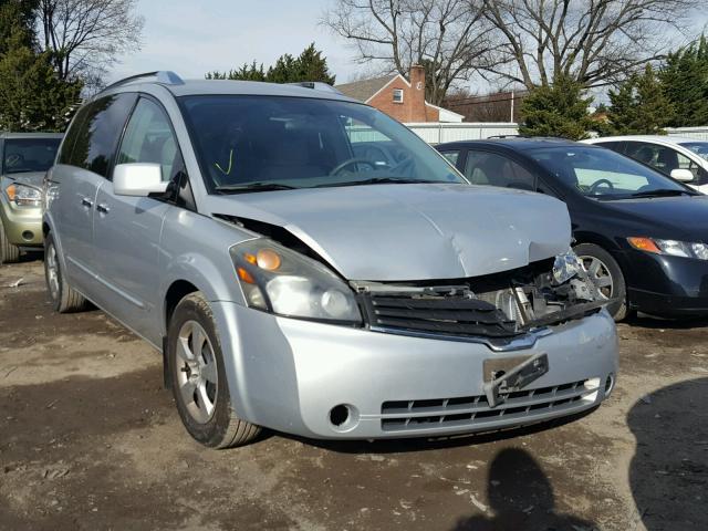 5N1BV28U29N101243 - 2009 NISSAN QUEST S SILVER photo 1