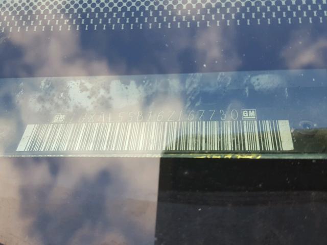 1G8AL55B16Z167730 - 2006 SATURN ION LEVEL BLACK photo 10