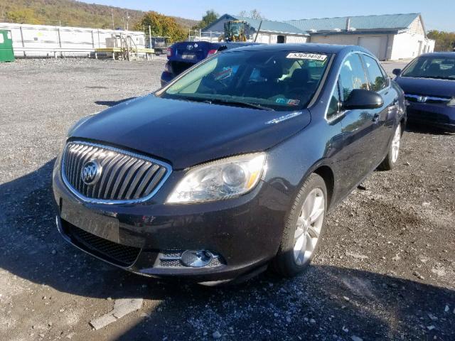 1G4PT5SVXD4234412 - 2013 BUICK VERANO PRE BLACK photo 2