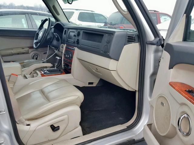 1J8HG58P07C702348 - 2007 JEEP COMMANDER Gümüş foto 5