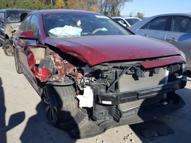 5NPE34AF9GH302617 - 2016 HYUNDAI SONATA SPO RED photo 1