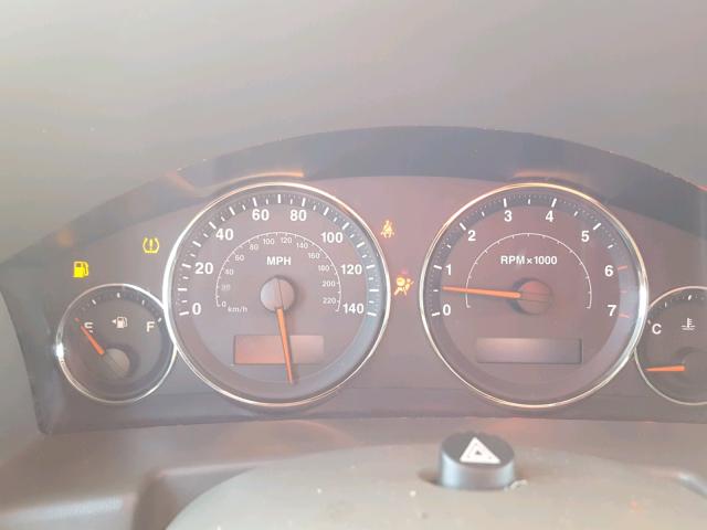 1J8HG48N26C145207 - 2006 JEEP COMMANDER RED photo 8