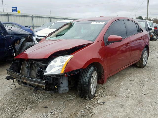 3N1AB61E68L731948 - 2008 NISSAN SENTRA 2.0 MAROON photo 2