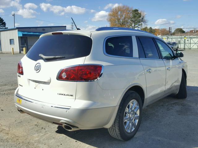 5GAKRDED0CJ411271 - 2012 BUICK ENCLAVE WHITE photo 4