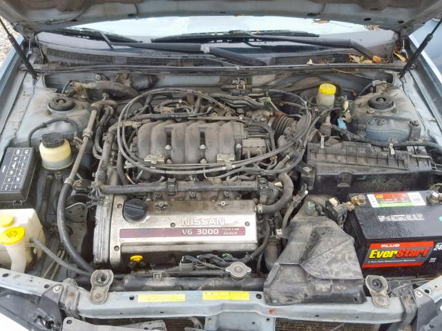 JN1CA31A61T106751 - 2001 NISSAN MAXIMA GXE BLUE photo 7