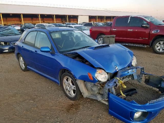 JF1GG29682H802450 - 2002 SUBARU IMPREZA WR BLUE photo 1