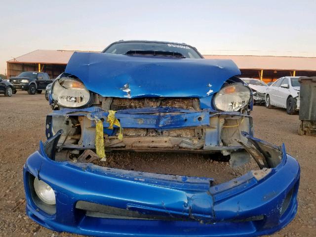 JF1GG29682H802450 - 2002 SUBARU IMPREZA WR BLUE photo 9