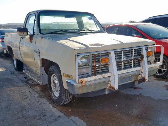 1GCEC14H6DS117630 - 1983 CHEVROLET C10 CREAM photo 1