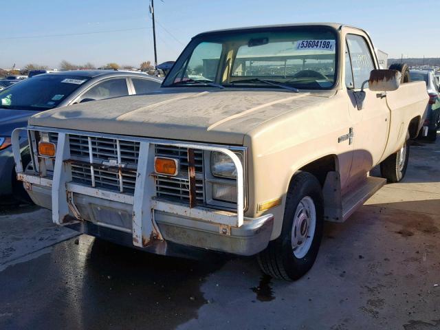 1GCEC14H6DS117630 - 1983 CHEVROLET C10 CREAM photo 2