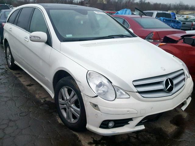 4JGCB65E48A074148 - 2008 MERCEDES-BENZ R 350 WHITE photo 1