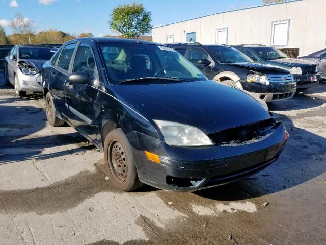 1FAFP34N57W127255 - 2007 FORD FOCUS ZX4 BLACK photo 1