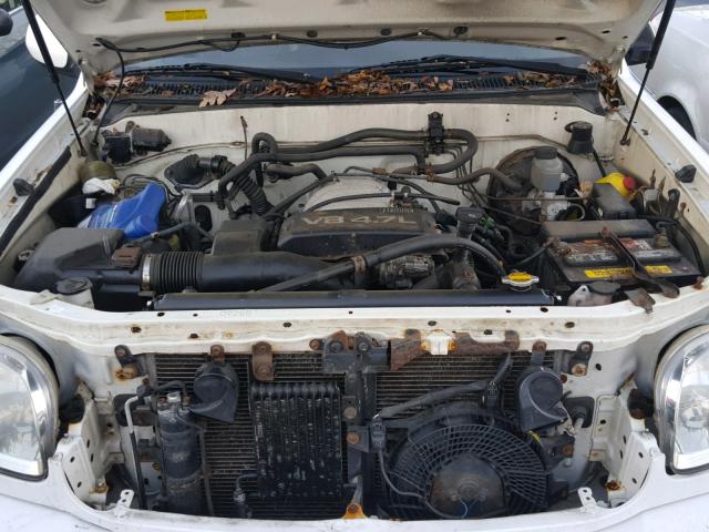 5TDBT48A41S051620 - 2001 TOYOTA SEQUOIA LI WHITE photo 7