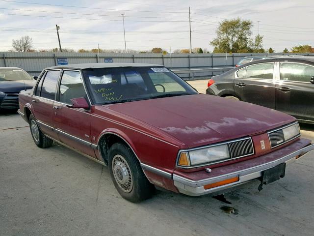1G3HY54C6KW317858 - 1989 OLDSMOBILE DELTA 88 R RED photo 1