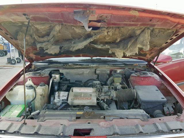 1G3HY54C6KW317858 - 1989 OLDSMOBILE DELTA 88 R RED photo 7