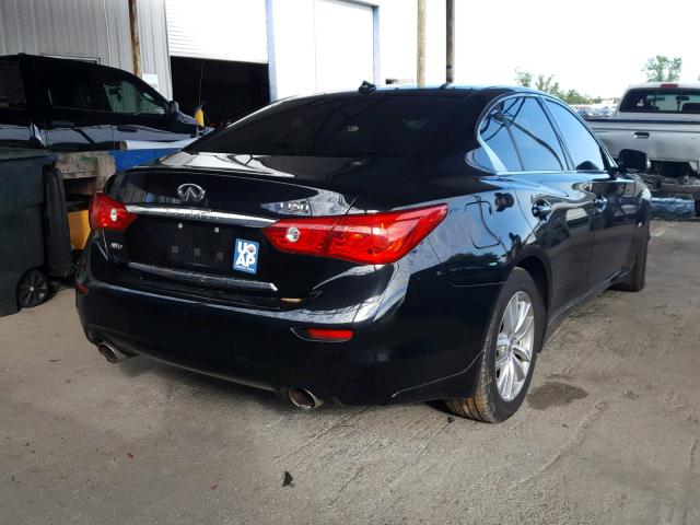 JN1BV7AR4FM394753 - 2015 INFINITI Q50 BLACK photo 4