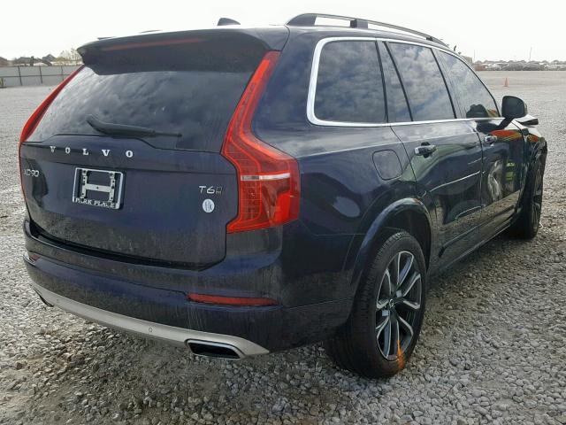 YV4A22PK8G1016157 - 2016 VOLVO XC90 T6 BLUE photo 4