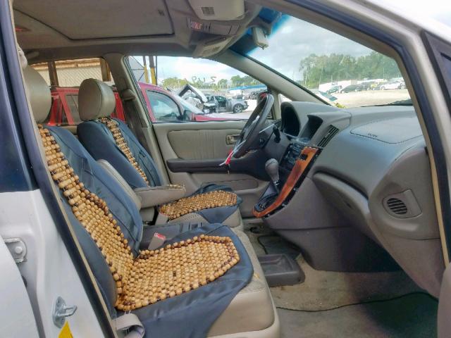 JT6GF10U0Y0074687 - 2000 LEXUS RX 300 BEIGE photo 5