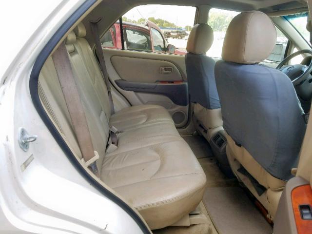 JT6GF10U0Y0074687 - 2000 LEXUS RX 300 BEIGE photo 6