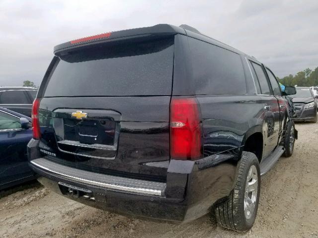 1GNSKJKCXGR166152 - 2016 CHEVROLET SUBURBAN K BLACK photo 4