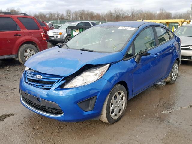 3FADP4AJ7BM169823 - 2011 FORD FIESTA S BLUE photo 2