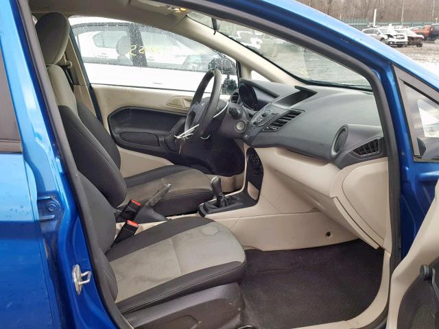 3FADP4AJ7BM169823 - 2011 FORD FIESTA S BLUE photo 5