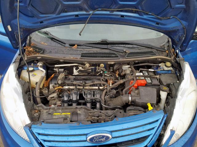 3FADP4AJ7BM169823 - 2011 FORD FIESTA S BLUE photo 7