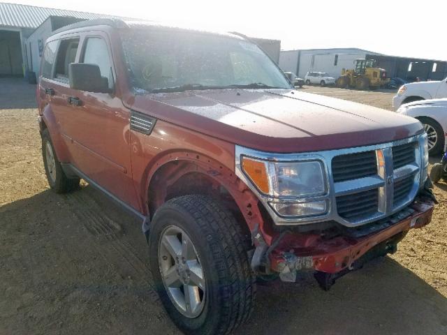 1D8GU58K37W678790 - 2007 DODGE NITRO SLT ORANGE photo 1