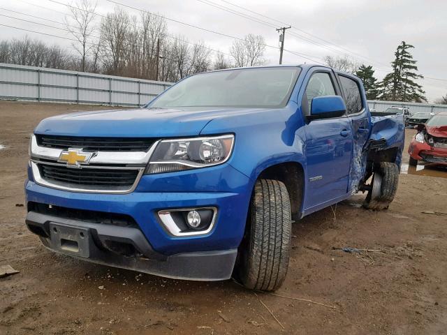 1GCGTCEN4J1157585 - 2018 CHEVROLET COLORADO L BLUE photo 2