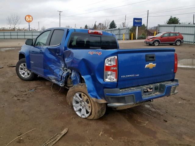 1GCGTCEN4J1157585 - 2018 CHEVROLET COLORADO L BLUE photo 3