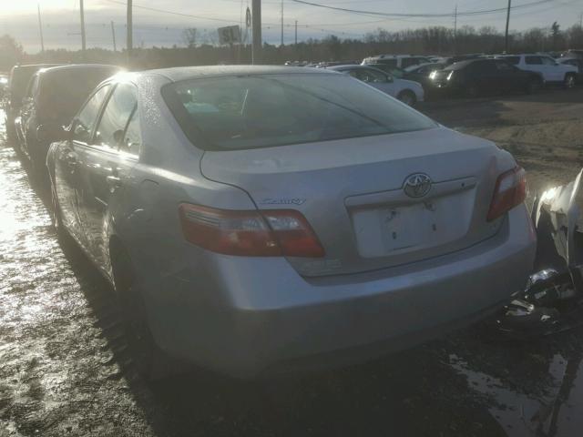 4T1BE46K87U153220 - 2007 TOYOTA CAMRY NEW SILVER photo 3