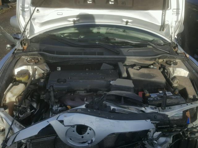 4T1BE46K87U153220 - 2007 TOYOTA CAMRY NEW SILVER photo 7