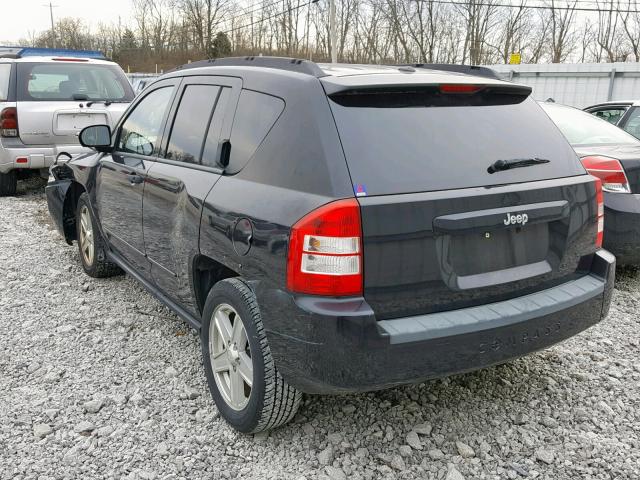 1J8FT47W38D691931 - 2008 JEEP COMPASS SP 黑色 照片 3