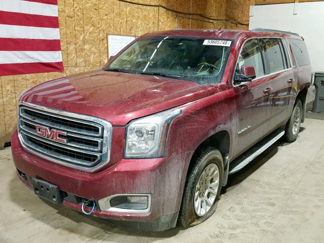 1GKS2FKC5HR328667 - 2017 GMC YUKON XL K MAROON photo 2