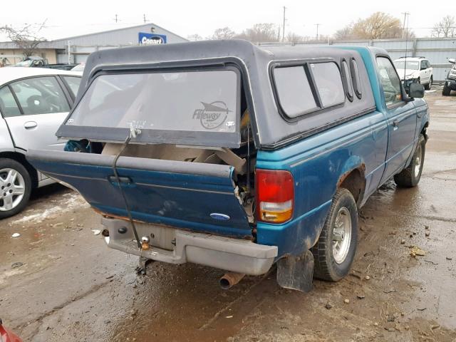 1FTCR10A7RPB74637 - 1994 FORD RANGER GREEN photo 4