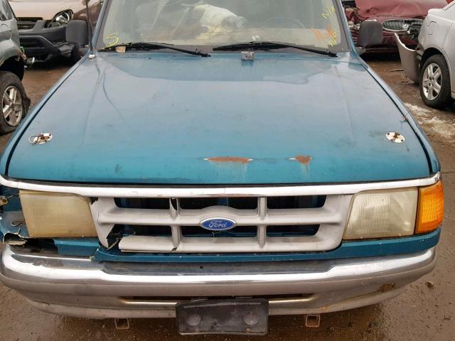 1FTCR10A7RPB74637 - 1994 FORD RANGER GREEN photo 7