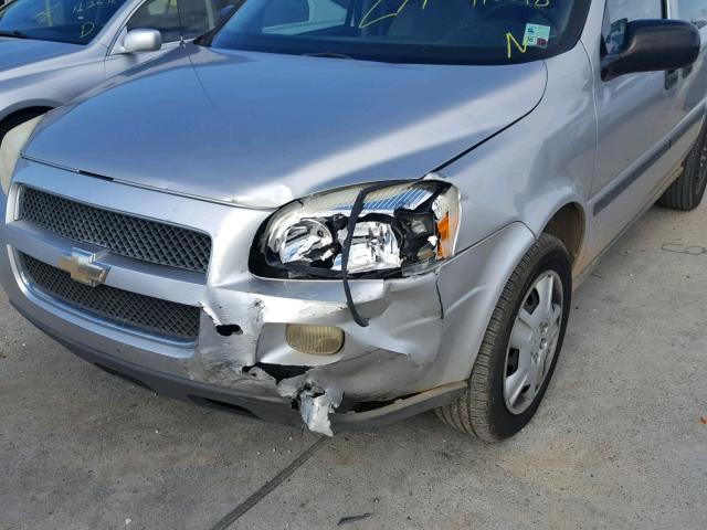 1GNDU23L96D181339 - 2006 CHEVROLET UPLANDER L 银色 照片 9
