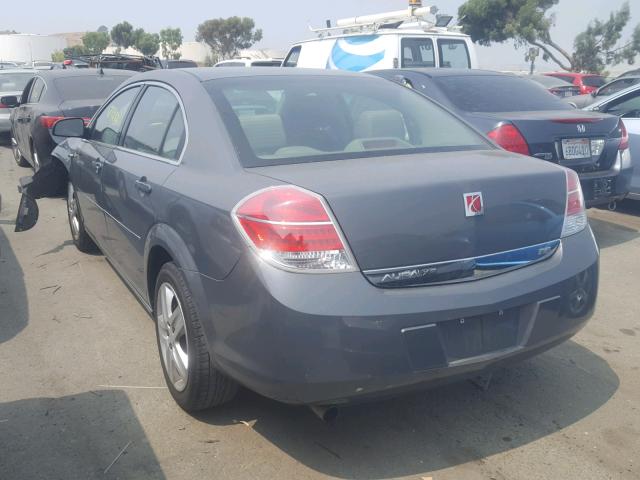 1G8ZS57N58F170695 - 2008 SATURN AURA XE GRAY photo 3