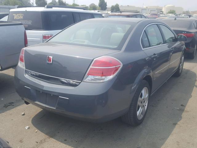 1G8ZS57N58F170695 - 2008 SATURN AURA XE GRAY photo 4