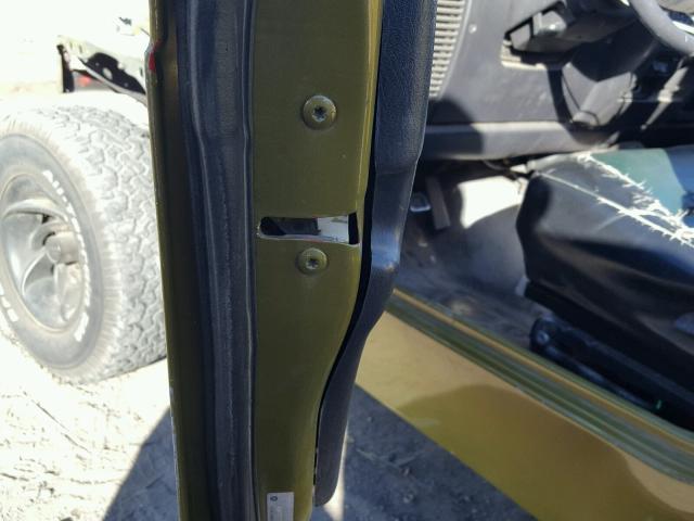 1J4FA49S71P303024 - 2001 JEEP WRANGLER / GREEN photo 10